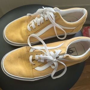 yellow vans. good condition, rarely worn. women’s 5